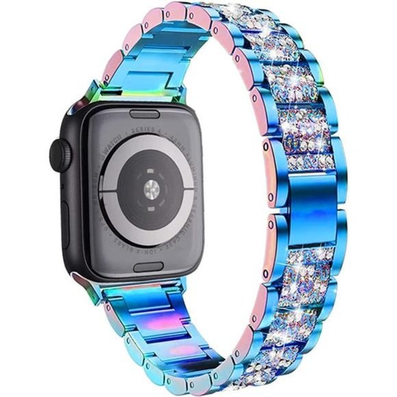 NEW Colorful Luxury Rhinestone Apple Watch Band